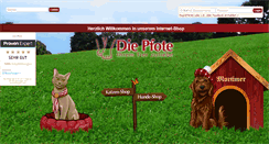 Desktop Screenshot of die-pfote.at